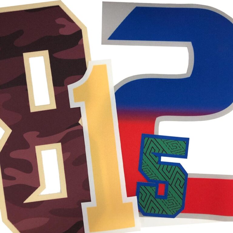 Sublimated-Applique-Number